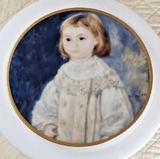 Renoir's Child in White Vintage Plate Chicago Art Institute Packard China USA 8