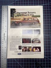 Vintage Print Ad 1980 Ford LTD Country Squire Station Wagon The WagonMaster 80s picture