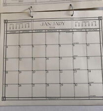 Vtg 1959 Scull-Craft Engagement Cord Hole Calendar Scull Studios Annandale VA picture