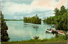 Greetings From Balsam Lake, Ontario - Fishing Boats - Postcard  picture