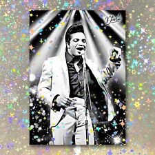 Jackie Wilson Holographic Headliner Sketch Card Limited 1/5 Dr. Dunk Signed picture