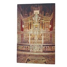 Postcard St John's Co-Cathedral the Silver Gates Of The Chapel Valletta Malta picture