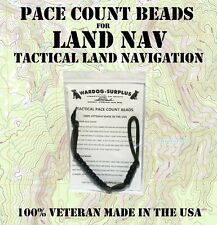 TACTICAL PACE COUNT RANGER BEADS LAND NAV HIKING HUNTING USGI VETERAN MADE NEW picture