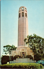 Coit Memorial Tower San Francisco California Pioneer Park Chrome Postcard picture