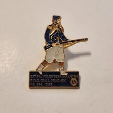83rd Pennsylvania Volunteer Infantry 14-L Civil War Lions Club Pin picture
