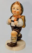 Vintage Goebel Hummel W. Germany 'School Boy' Backpack Boy Figurine #82/0 picture