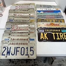 Lot Of 24 License plates lot mixed states picture