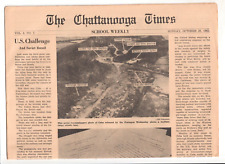 The Chattanooga Times School Weekly Oct. 28, 1962 Newspaper Cuba Missile Base picture