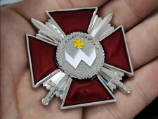 Ukrainian Bogdan Medal Replica Classic Cross Metal Badge DIY Decoration Brooch picture