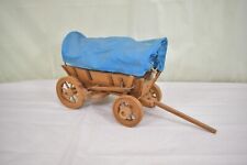 VINTAGE COVERED CHUCK WAGON WOOD CANVAS WESTERN DECOR LAMP RUSTIC COUNTRY picture