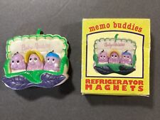 Giftco Vintage Memo Buddies Refrigerator Magnets Baby Raisins W/ Original Box picture