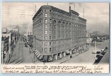 Denver Colorado CO Postcard Brown Hotel Looking Down 17th Street Broadway 1907 picture