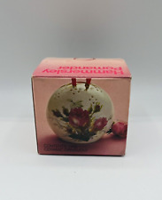 Hammersley Pomander Vintage Ceramic Ornament Filled With Rose Scented Potpourri picture