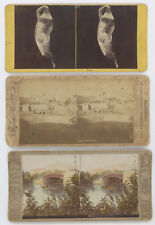 24 STEREOVIEWS 1870’s-1910, LANDSCAPES, PEOPLE, BUILDINGS, Misc. Subjects picture