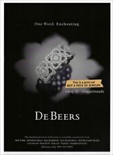 $3.00 PRINT AD - DE BEERS Luxury Jewelry 2009 lotus collection 1-Page picture