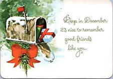 Postcard Mailbox presents Deep In December Nice to Remember Friends picture