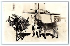 c1910's A Mexican Wood Peddler Douglas Arizona AZ RPPC Photo Antique Postcard picture