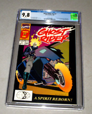 1990-MARVEL COMICS-GHOST RIDER #V2 #1- CGC- 9.8 WP-NM/M-INVESTMENT GRADE EXAMPLE picture