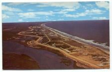 Wallops Island VA Vintage Aerial View Postcard - Virginia picture
