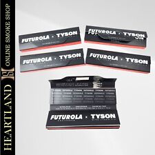 Futurola Tyson Rolling Papers and Tips Set 5 PACKS OFFICIAL DEALER picture