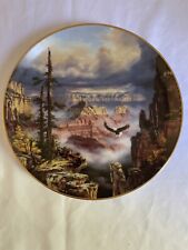 Where Eagles Soar Plate the Danbury Mint - Vintage Feat. the Grand Canyon #K7574 picture