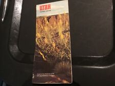 1968 UTAH Official State Highway Road Map Ogden Provo Arches National Monument picture