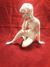 Vintage Kaiser West Germany Nude Woman Bisque Porcelain Statue W. Gawantka #489 picture