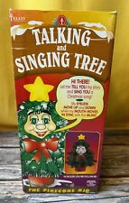 NEW VTG Telco CHRISTMAS TALKING AND SINGING TREE 