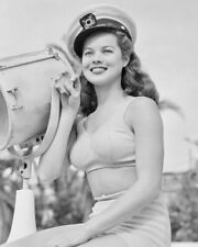 Dona Drake 1940's Sexy Busty Bare Midriff Swimsuit Glamour Pin up 8x10 Photo picture