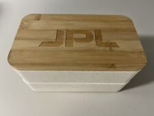 JPL-NASA White Wooden Engraved Top Bento Lunch Box - New picture