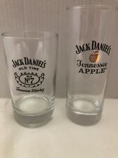 Jack Daniel’s Glass Set Apple And Old Time Old No.7 Tennessee Whiskey picture