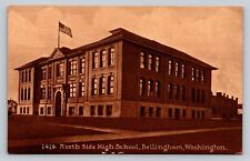 c1910 North Side High School Bellingham Washington P481 picture