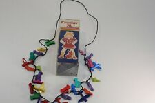 Vintage Cracker Jill 28 Metal Charms Necklace in Original Plastic Case picture