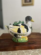 Vintage Bonwit Teller Ceramic Duck Tureen picture