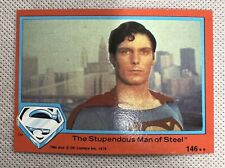 1978 Topps Superman The Movie Red The Stupendous Man Of Steel 146 picture