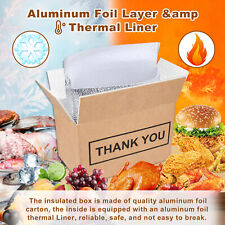 Chill Insulated Shipping Boxes with Aluminum Foil Liner Packing Carton Supplies picture
