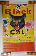 Vintage Li and Fung Black Cat Fireworks Poster 24