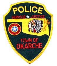OKARCHE OKLAHOMA OK Sheriff Police Patch INDIAN NATIVE AMERICAN USED  picture