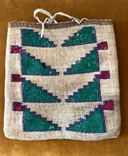 VINTAGE NATIVE AMERICAN CORN HUSK BAG POUCH picture