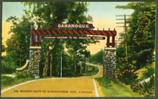West Gate Gananoque ON postcard 1947 picture