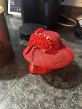 Harriet Rosebud Miniature Hat RED picture