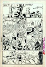 Mike DeCarlo Original Warlord DC Comics Art Page SIGNED by Creator Mike Grell picture