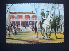Railfans2 381) Postcard, Robert E Lee & Col Charles Marshall Art By Sidney King picture