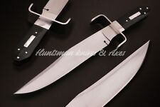 Custom Made Hand Forged Hell Belle's BOWIE Replica 8mm Spine in Black Micarta picture