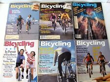 ~ Lot of Six 1983 Bicycling Magazines April, May, June, July,  Aug, Dec ~ picture