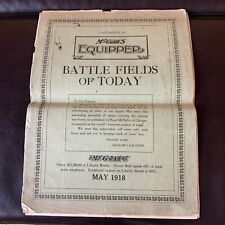 Antique 1918 Battle Fields Of Today McGraw’s Equipper Pamphlet Of WWI Maps 16 Pg picture