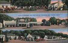Austin,TX Riley's Cottages Kropp Texas Linen Postcard Vintage Post Card picture