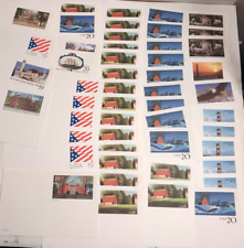 LOT OF 50 UNUSED USPS POSTAGE PAID POSTCARDS FROM THE 1990'S, FACE VALUE $10.50 picture