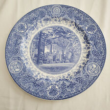 University of Michigan Rare Wedgwood Commem Plate - Presidents House - Exc Cond picture