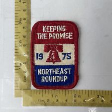 Vintage Patch 1975 Keeping The Promise Northeast Roundup Free US Shipping picture